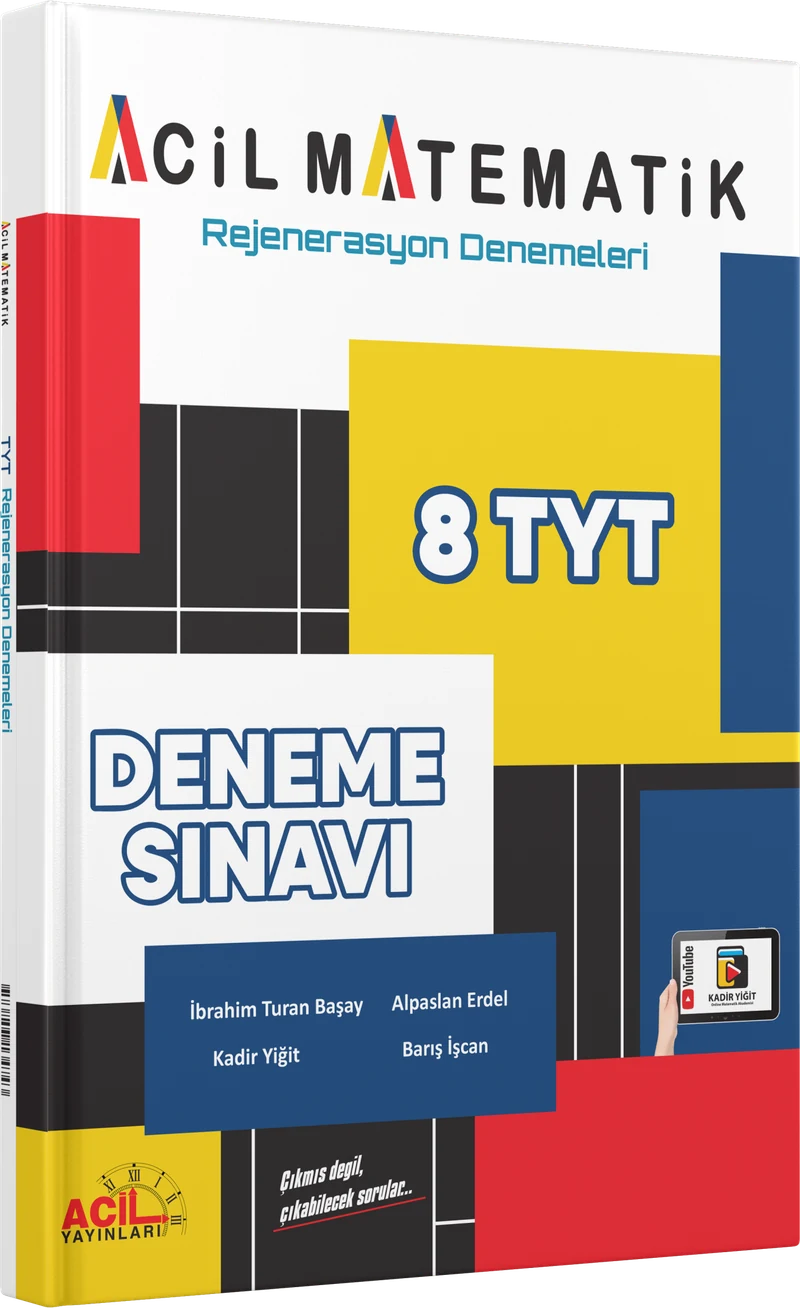 8'li TYT Matematik Denemesi - Rejenerasyon kitap kapağı